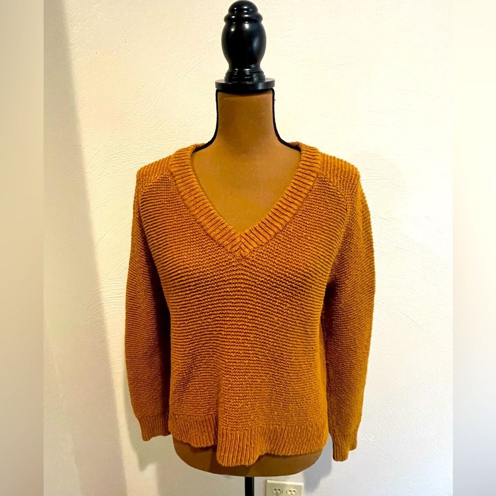 Madewell chunky crop sweater size small